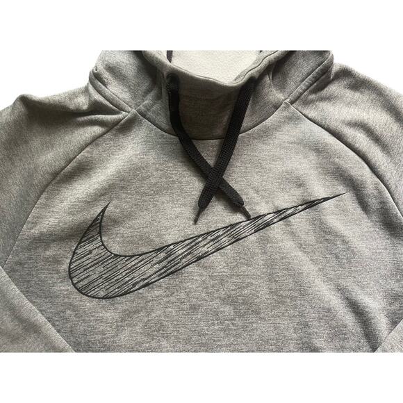 Nike Gray Dri Fit Hoodie Sweater Mens Small - Picture 2 of 4